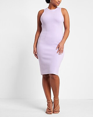 Body Contour Sleeveless Sweater Mini Dress | Express