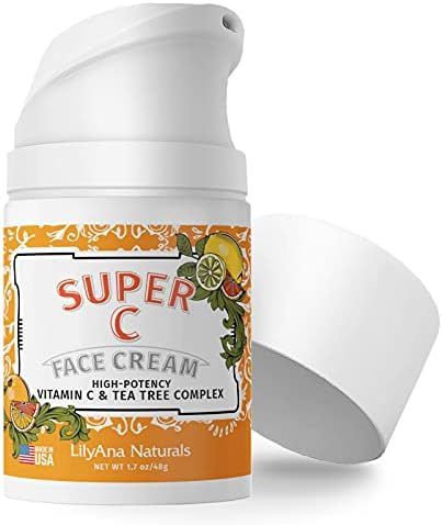 LilyAna Naturals Super C Face Cream - Wrinkle Cream for Face - Vitamin C Face Cream for Women and... | Amazon (US)