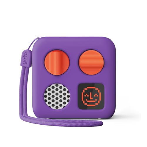 Yoto Mini (2024 Edition) + Adventure Jacket in Grape Soda (Purple) Bundle - All-in-1 Travel Device for Stories Music Podcast Radio White Noise Ok-to-wake Alarm Clock, Use as Speaker or with Headphones | Amazon (US)