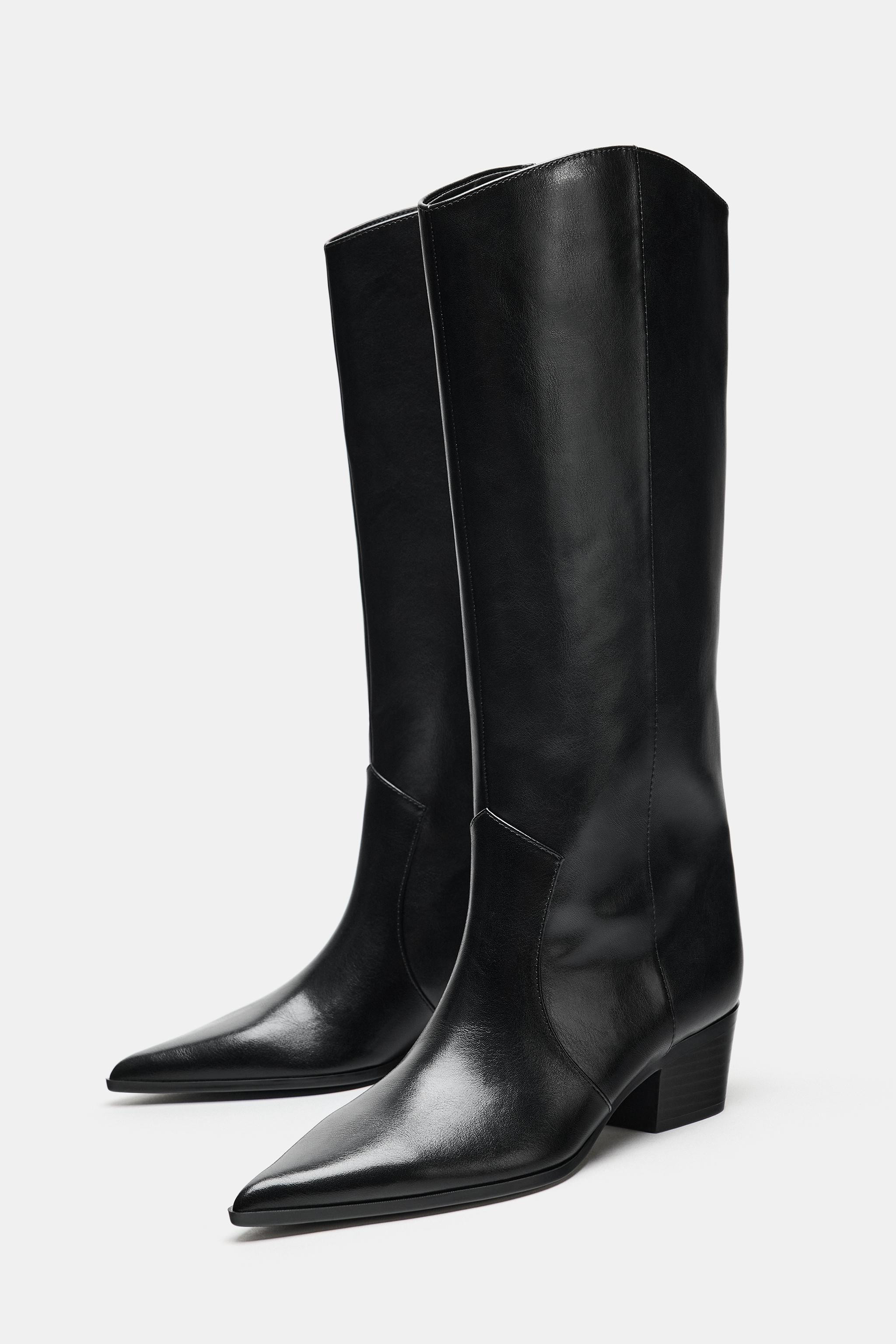 COWBOY HEELED BOOTS | Zara US