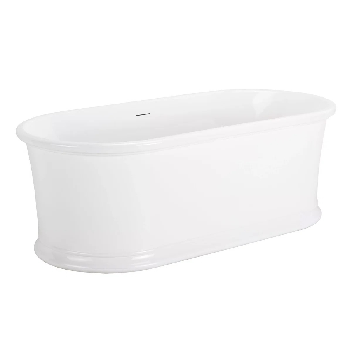 Halliford Acrylic Soaking Freestanding Tub 449036 | Wayfair North America