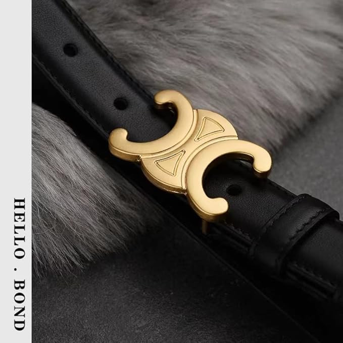 Womens Belt,LEJUEKA Leather belts 0.9'' Wideth Retro Fashion Skinny Thin Waist Belt for Jeans Pan... | Amazon (US)