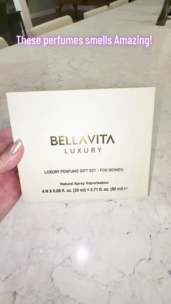 Treat yourself or someone special with the BellaVita Luxury Women's Perfume Gift Set—four luxurious fragrances in one beautiful collection, perfect for Valentine’s Day! #LTKBeauty
#LTKselfcare
#LTKSeasonal 

 