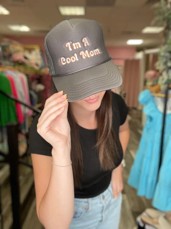 I'm a Cool Mom Trucker Hat | Pink Creek