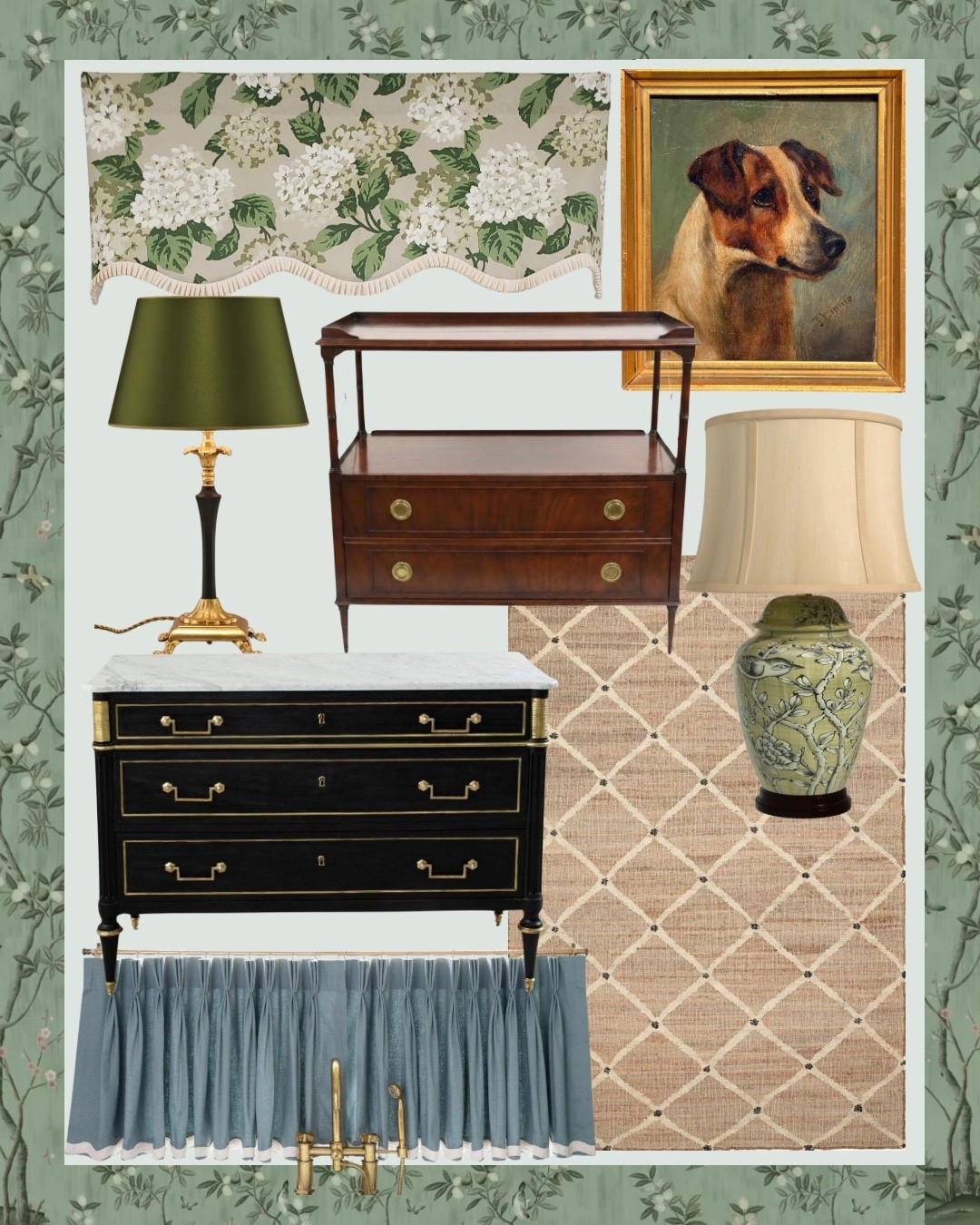 Get the look: Alexandra Kaehler 

Rug, lighting, cafe curtain, valence, art 

#LTKHome