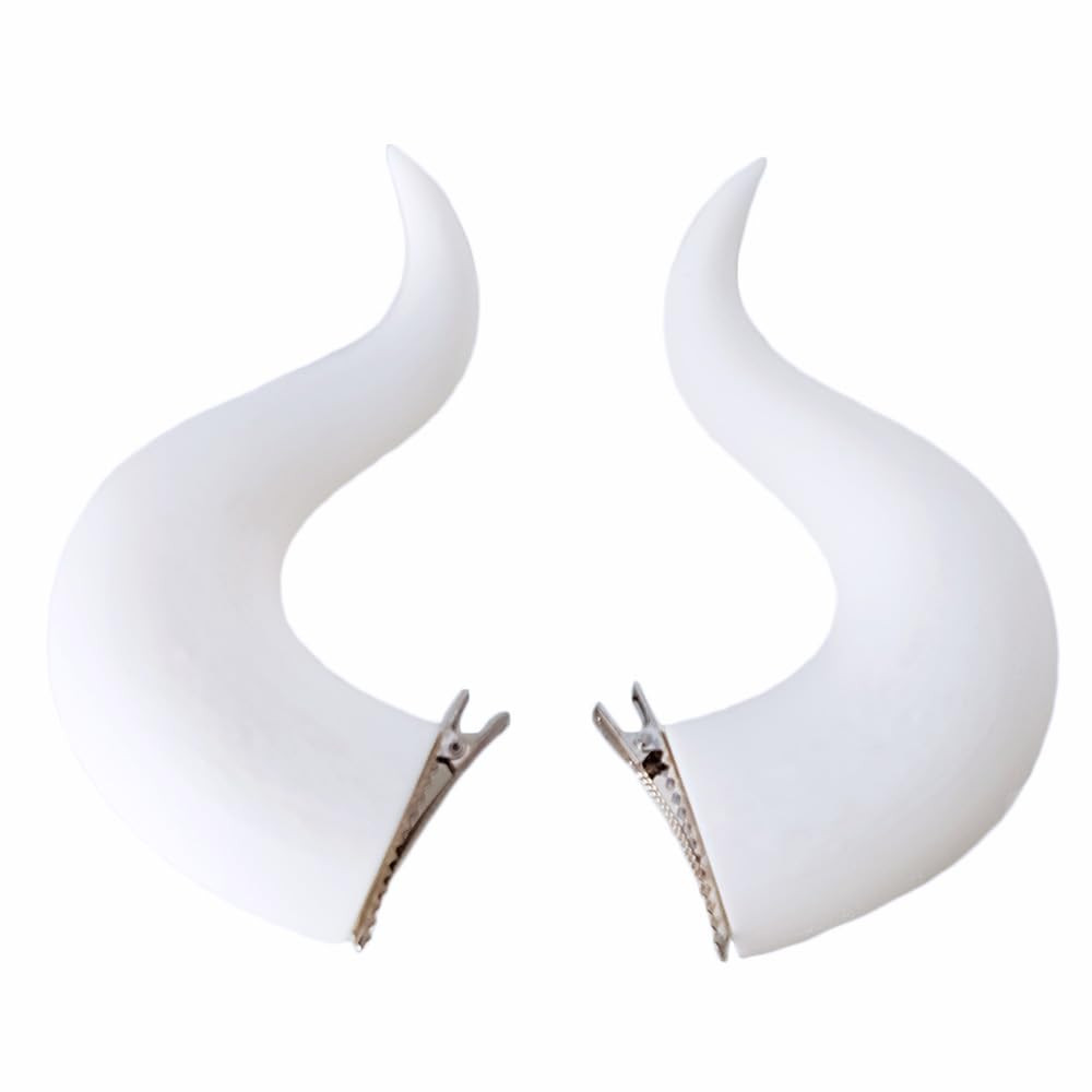 JCvCX 3D Printed Dual Gragon Horns for Ulti Cosplay Headwear Bowsette Cos Devil Angle | Amazon (US)
