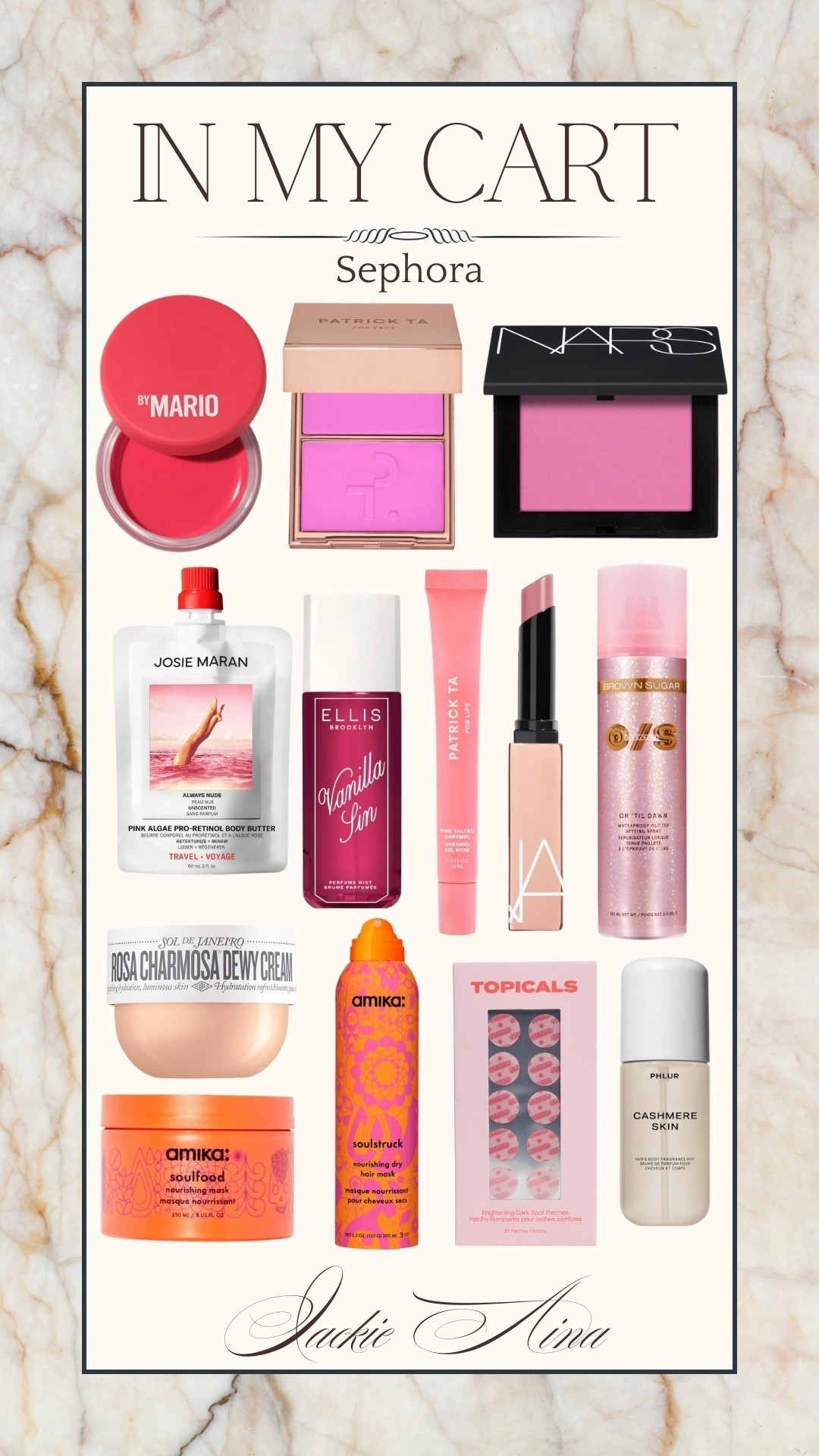 Shop my Sephora cart!

#LTKFindsUnder100 #LTKFindsUnder50 #LTKBeauty