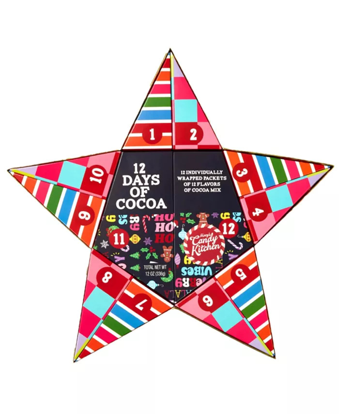 Holiday 12 Days of Cocoa Star Gift Box, 12 Piece | Macy's