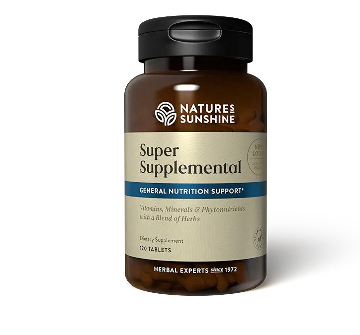 Super Supplemental Vitamin & Mineral, 120 Tablets | Nature's Sunshine | Nature's Sunshine