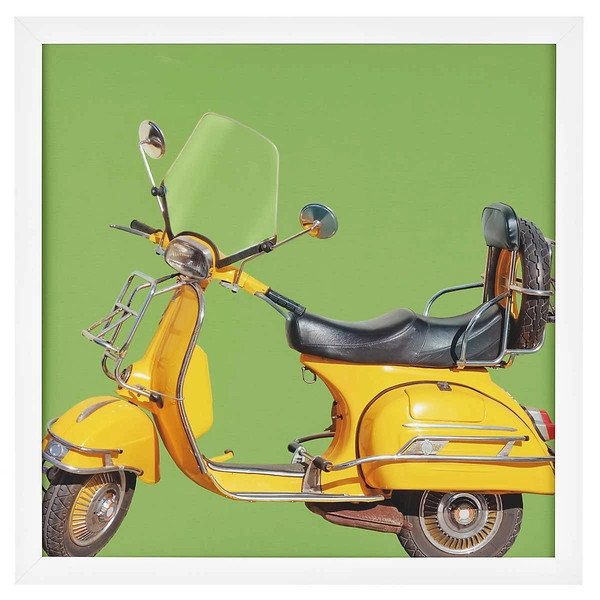 Yellow Scooter Art | Annie Selke