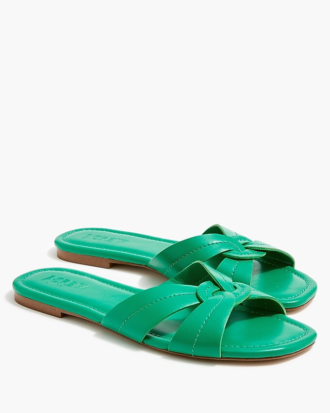 Stitched slide sandals | J.Crew Factory