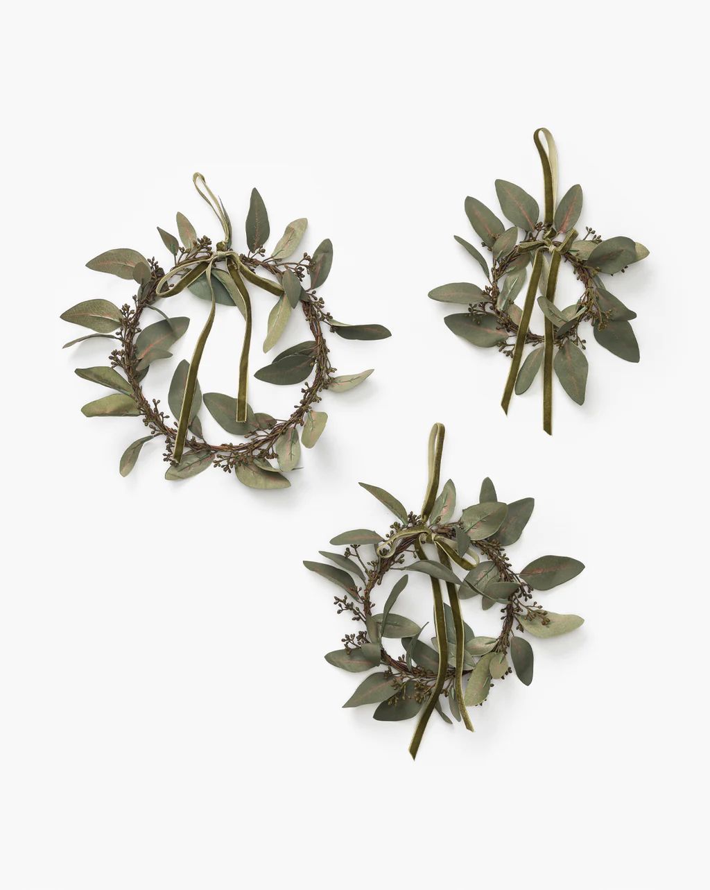 Faux Eucalyptus Wreaths (Set of 3) | McGee & Co.