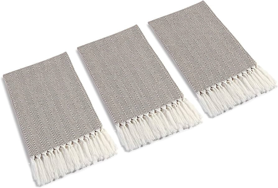 Mia'sDream Tassels Cotton Hand Face Head Guest Gym Towel Set Washcloth Kitchen Tea Towel Dish Tow... | Amazon (US)