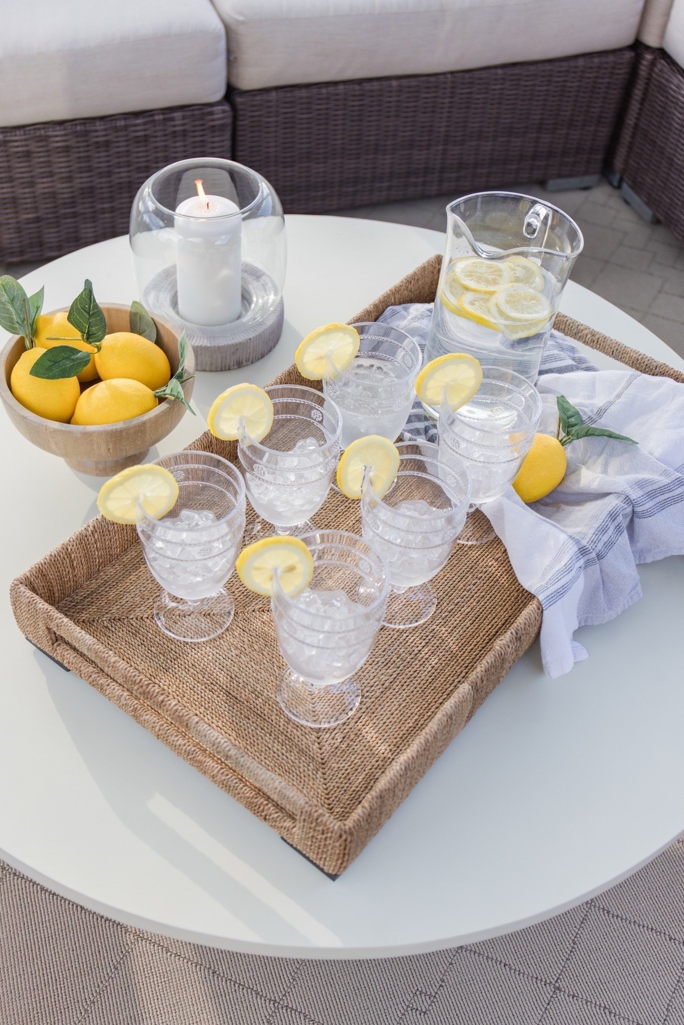 Outdoor drinks  and all the lemons for entertaining in the warmer weather! #archedmanor #modernhome #neutralhome #homedecor #casualstyle #neutralstyle #entertaining #springpatio #LTKParties
#LTKSeasonal #LTKHome
https://liketk.it/68dsz