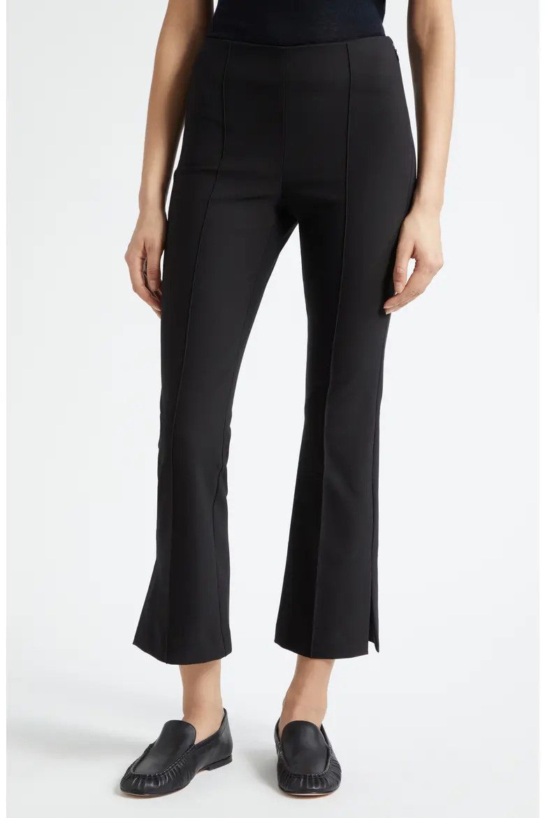 Vince Mid Rise Crop Flare Pants with Side Split Hem (Women) | Nordstrom | Nordstrom