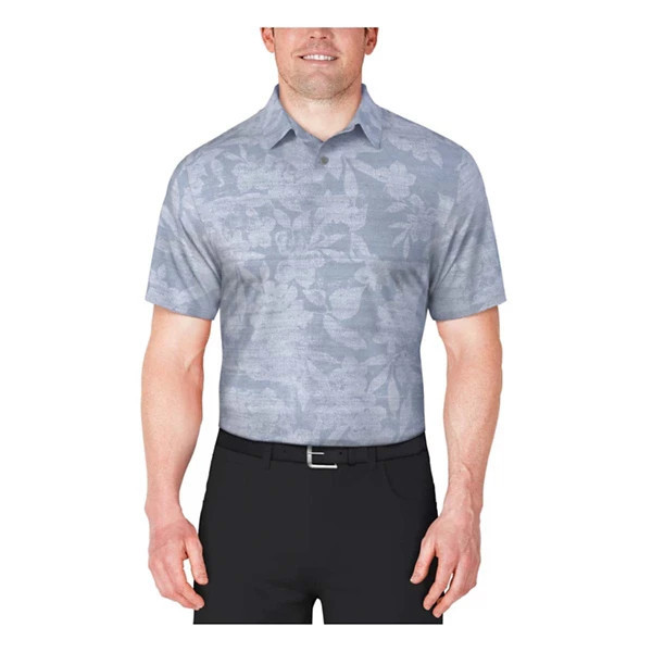 Men's PGA Tour Distressed Floral Polo Small Tradewinds | Scheels