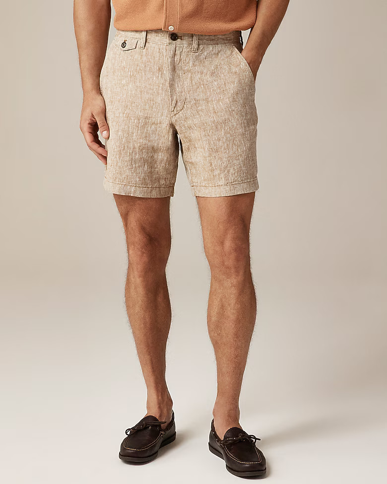 7" linen short | J. Crew US