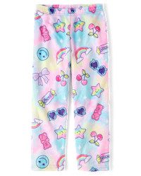 Girls Icon Pajama Pants - Cozy Fleece - pink | The Children's Place