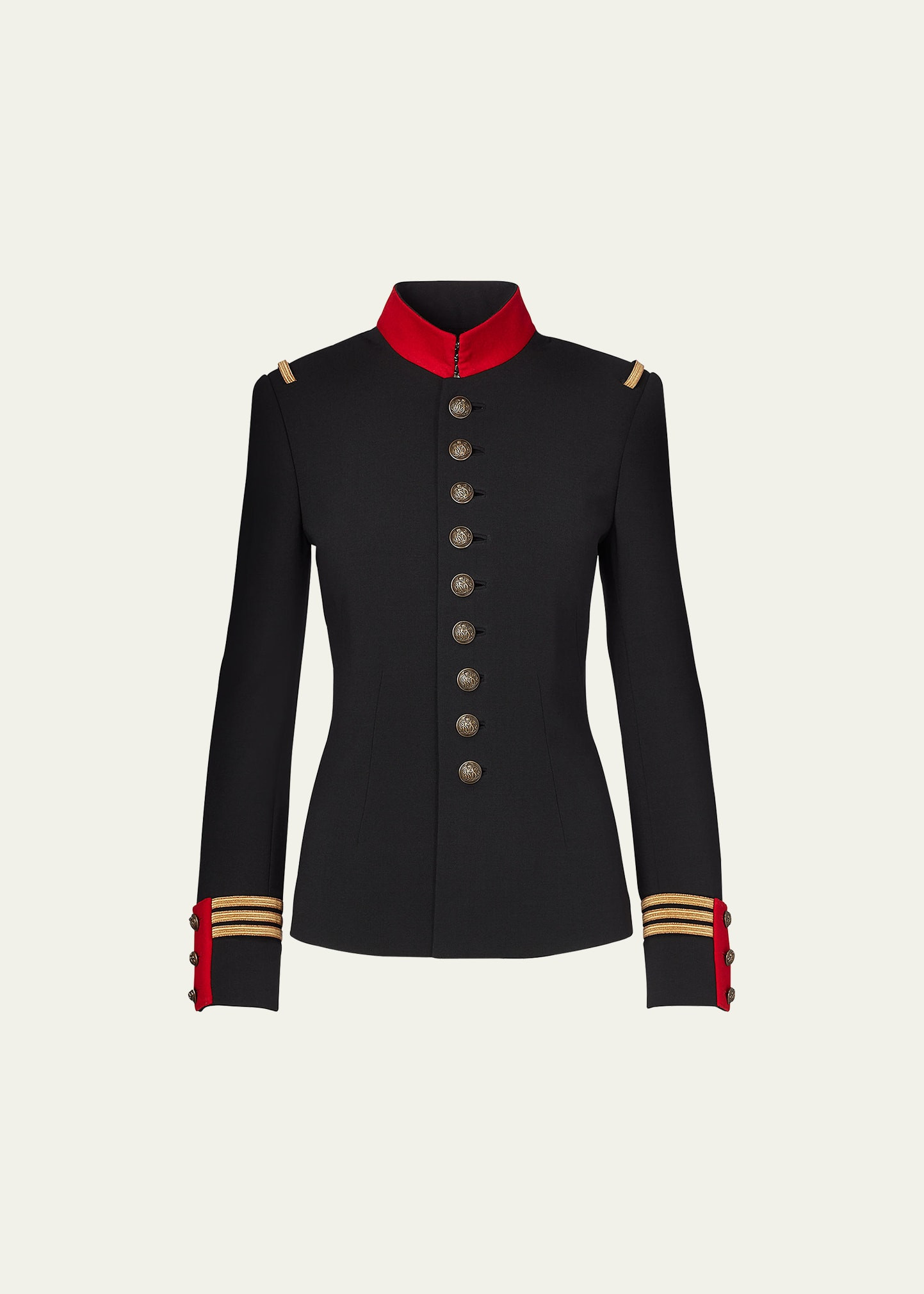 Ralph Lauren Collection The Officer's Jacket, Black | Bergdorf Goodman