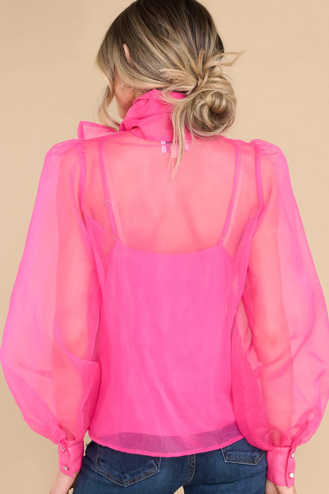 Patience Is Power Hot Pink Top | Red Dress 