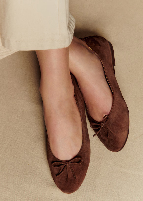 Agathe Low Ballerinas | Sezane - UK