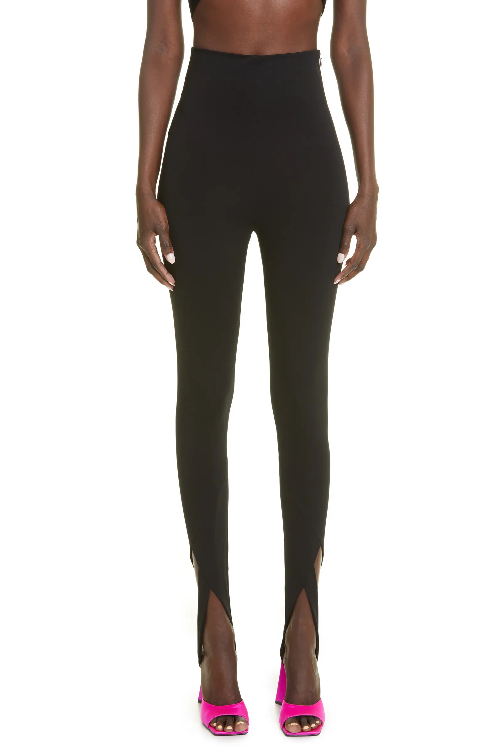 The Attico Jamie Milano Knit Stirrup Pants | Nordstrom | Nordstrom