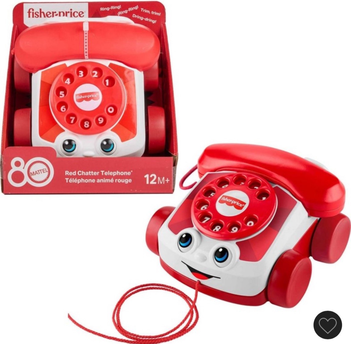 Fisher-Price Ruby Red Chatter Phone

Baby toys