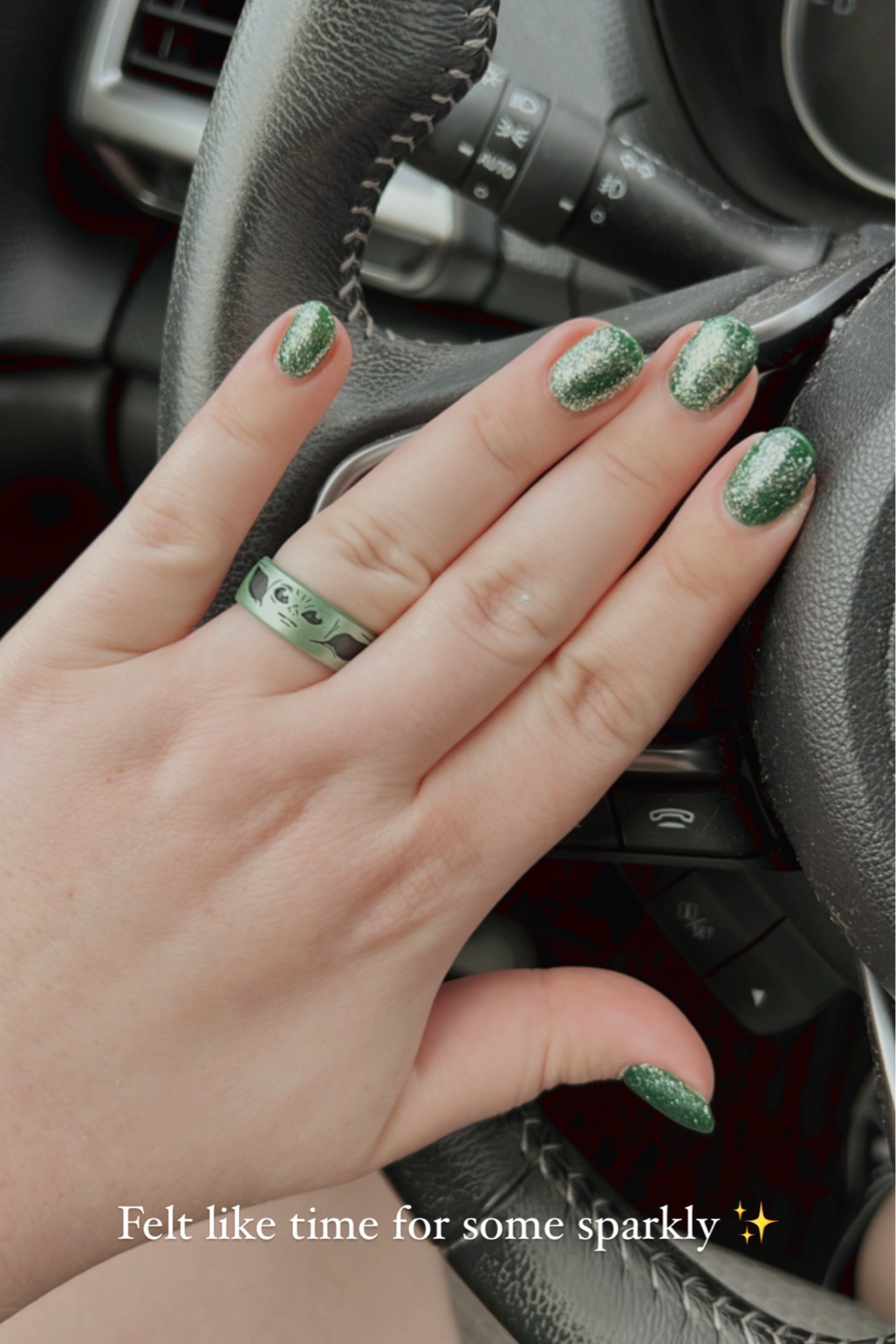 Felt like it was time for some sparkly green ahead of the holidays 💚✨  I’ve tagged the two polishes used to make this nail color as exact matches, along with a few more of my favorite green nail polishes:

#LTKBeauty #LTKSeasonal #LTKHoliday