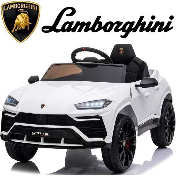Lamborghini 12 V Powered Ride on Cars, Remote Control, Battery Powered, White | Walmart (US)