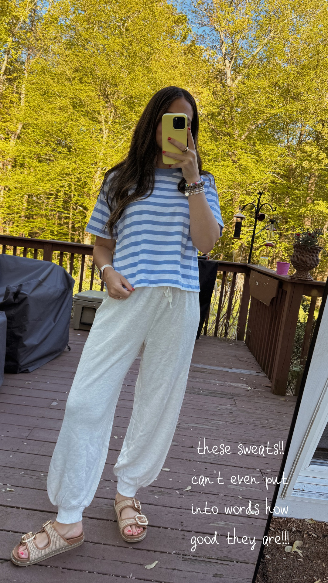 Sweats on sale!   
Wearing size small

#LTKSaleAlert