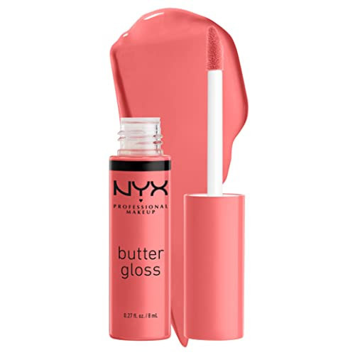 NYX Professional Makeup Lip Gloss, Silky Smooth, Non-Sticky Formula, Moisturising, Sheer to Medium Coverage, Butter Gloss, 8 ml, Shade: Creme Brulee | Amazon (CA)