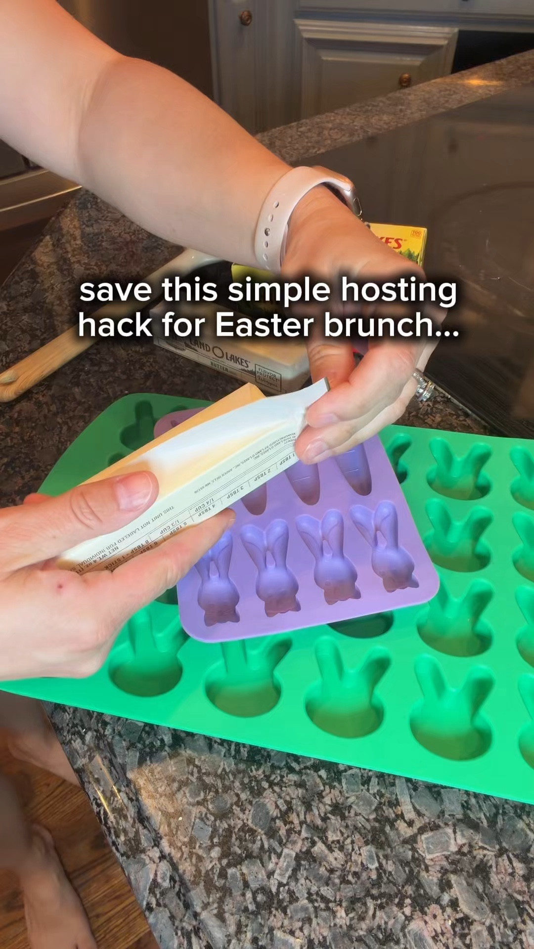 Make your Easter brunch look EGGS-tra adorable with this easy hosting hack 🐰✨

I turned regular butter into the sweetest little bunny + carrot shapes and they turned out so cute!!

Here’s how to do it:
	1.	Let your butter soften at room temp
	2.	Press it into silicone molds (bunnies, carrots, anything spring!)
	3.	Smooth the back so they pop out clean
	4.	Freeze for at least 4 hours (overnight is even better)
	5.	Pop them out and place on pancakes, waffles, rolls, or your brunch board

So simple but it makes everything feel extra special 💛

Perfect for:
• Easter brunch
• Hosting guests
• Kids who think this is the cutest thing ever
• Making your table look way more “put together” with zero effort

Save this for Easter so you don’t forget 🐣

Comment BUNNY for links to the silicone molds.

Follow for more fun + frugal ways to make everyday moments feel special ✨

#LTKHome #LTKSeasonal