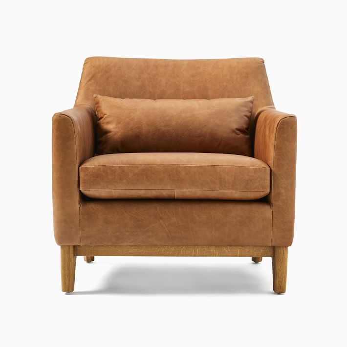 Harvey Leather Chair | West Elm (US)