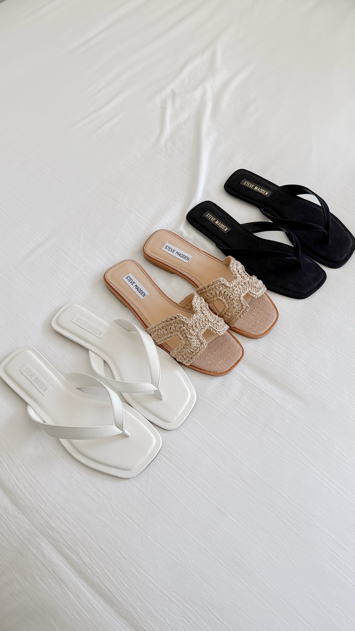 Steve Madden Sandals ☀️

All fit true to size! 

Select styles are currently 30% off with code SUNNY, ends 5/26

@Steve Madden US #ad

#LTKSeasonal #LTKSaleAlert #LTKSwim