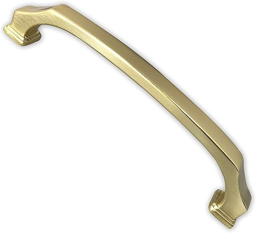 Southern Hills Brushed Brass Cabinet Handles, 3.75 Inch Screw Spacing, Satin Brass Drawer Pulls, ... | Amazon (CA)