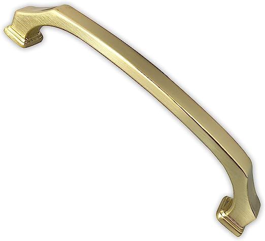Southern Hills Brushed Brass Cabinet Handles, 3.75 Inch Screw Spacing, Satin Brass Drawer Pulls, ... | Amazon (CA)