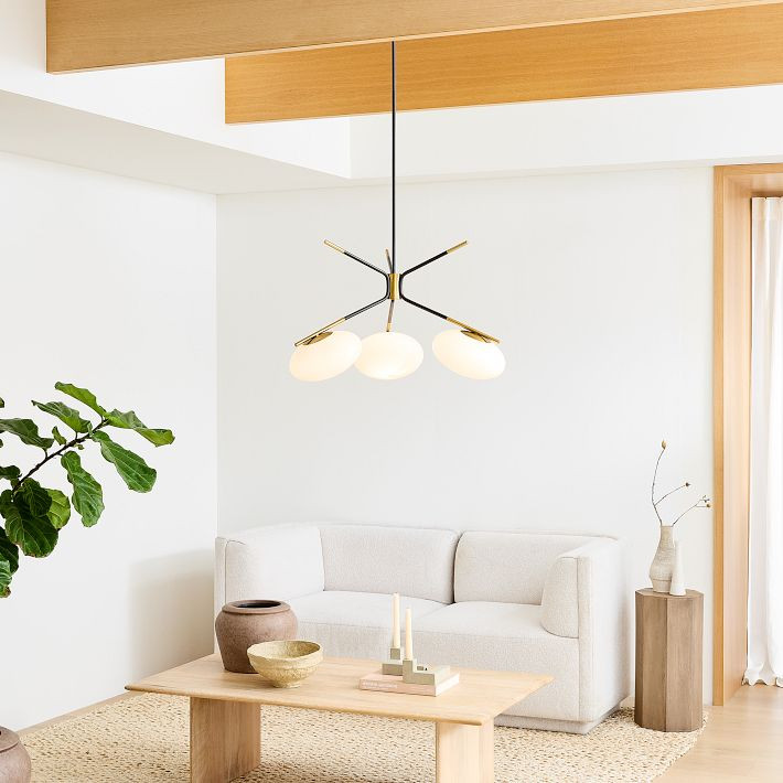 Champignon 3-Light Chandelier (31") | West Elm (US)