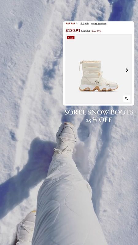 Sorel winter boots on sale 🚨 We got a few inches of snow yesterday and I couldn’t wait to get outside today! A lot of people hadn’t shoveled yet and these boots kept me warm walking through the snow. They’re easy to slip on and head out the door quickly for daycare pickup too. 

#LTKsalealert #LTKSeasonal