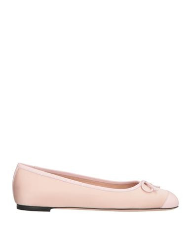 Bally Woman Ballet flats Pink Size 7.5 Leather, Polyester | YOOX (US)