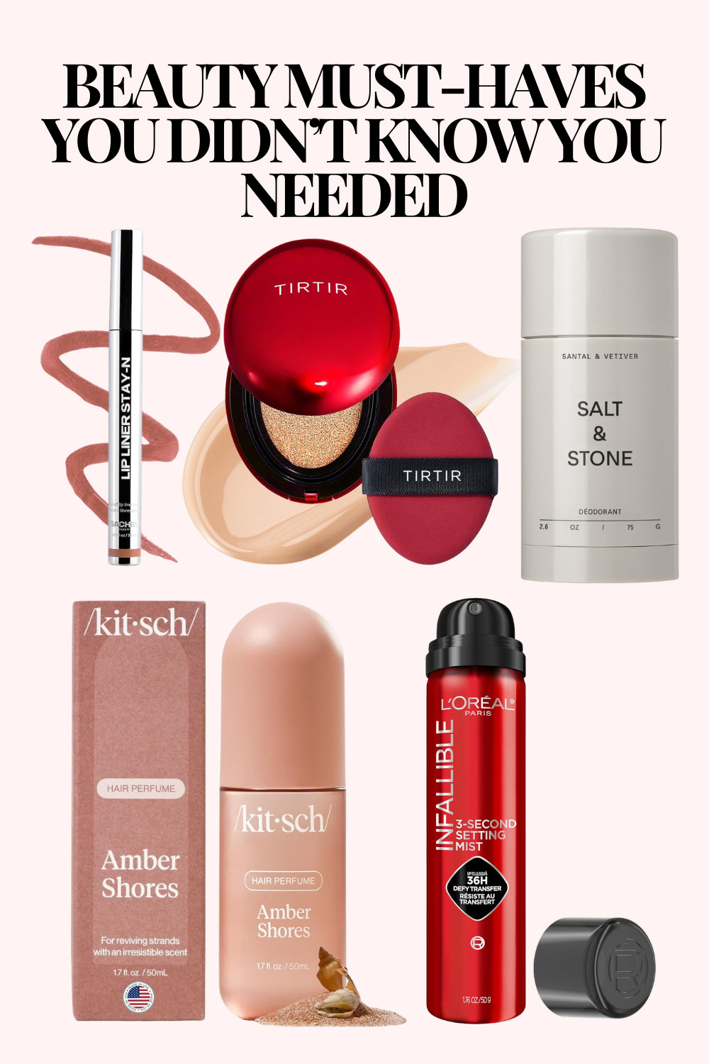 Beauty Must-Haves You Didn’t Know You Needed

beauty must haves, underrated beauty products, viral beauty products, makeup essentials, everyday beauty routine, K beauty cushion foundation, setting spray, hair perfume, clean beauty products, long lasting makeup, beauty favorites, trending beauty, glow up essentials 

 #LTKgrwm #LTKselfcare #LTKBeauty