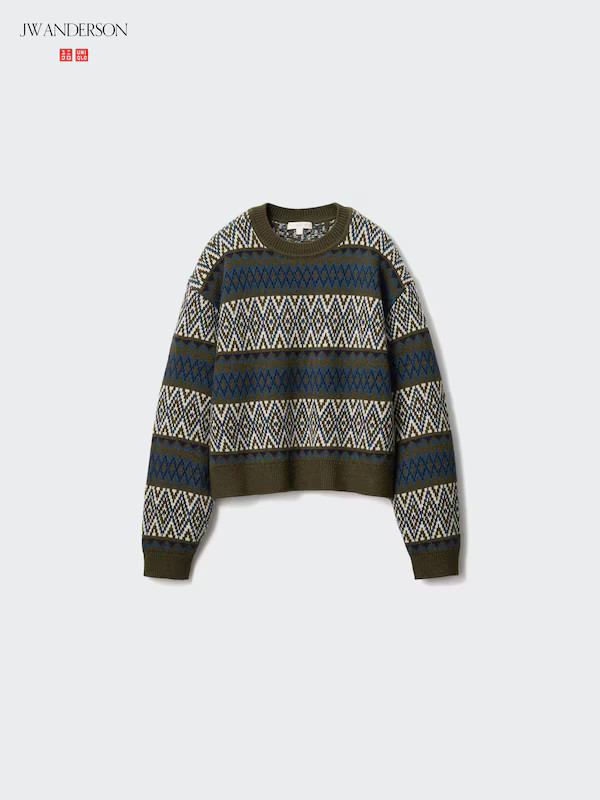 Pullover (Fair-Isle-Muster, Rundhals) | UNIQLO (DE)