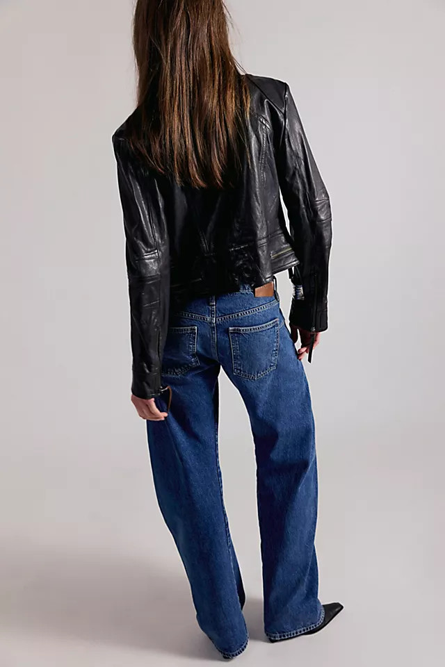 We The Free Fable Low-Rise Twisted Bowed Jeans | Free People (Global - UK&FR Excluded)