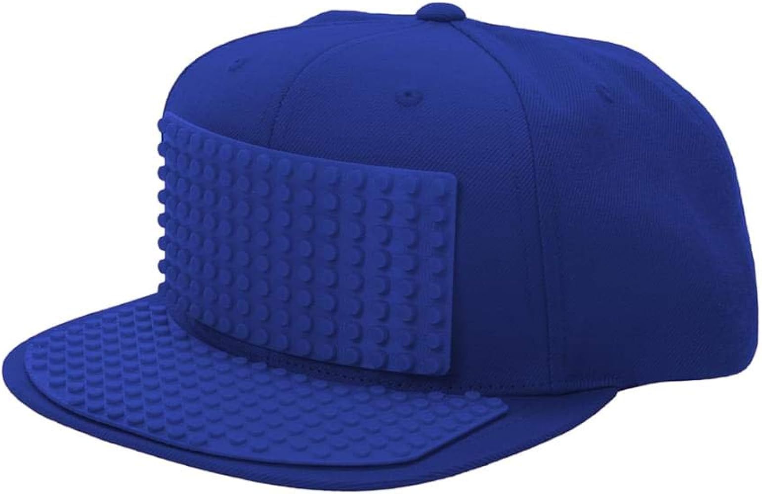 Customizable Interchangeable Building Block Snapback Hat, Flat Bill Baseball Cap - Stylish Entert... | Amazon (US)