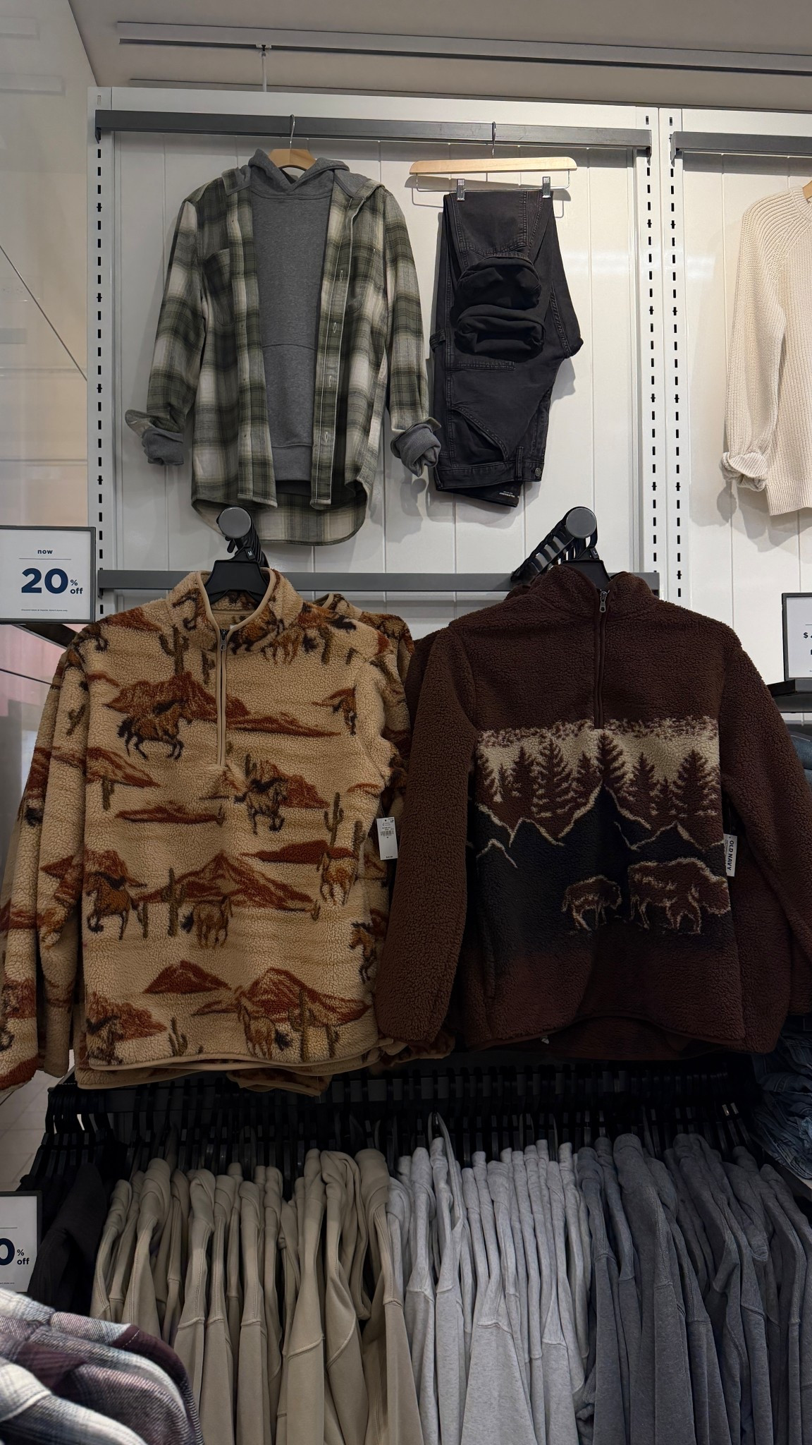 Cute fall find at old navy! 
Affordable horse sweater 
Horse Sherpa 

#LTKSeasonal #LTKFindsUnder50 #LTKStyleTip