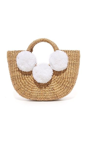 Basket Mini Pom Pom Bag | Shopbop