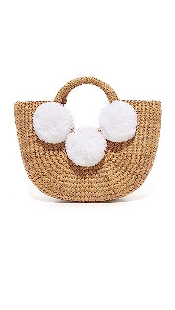 Basket Mini Pom Pom Bag | Shopbop