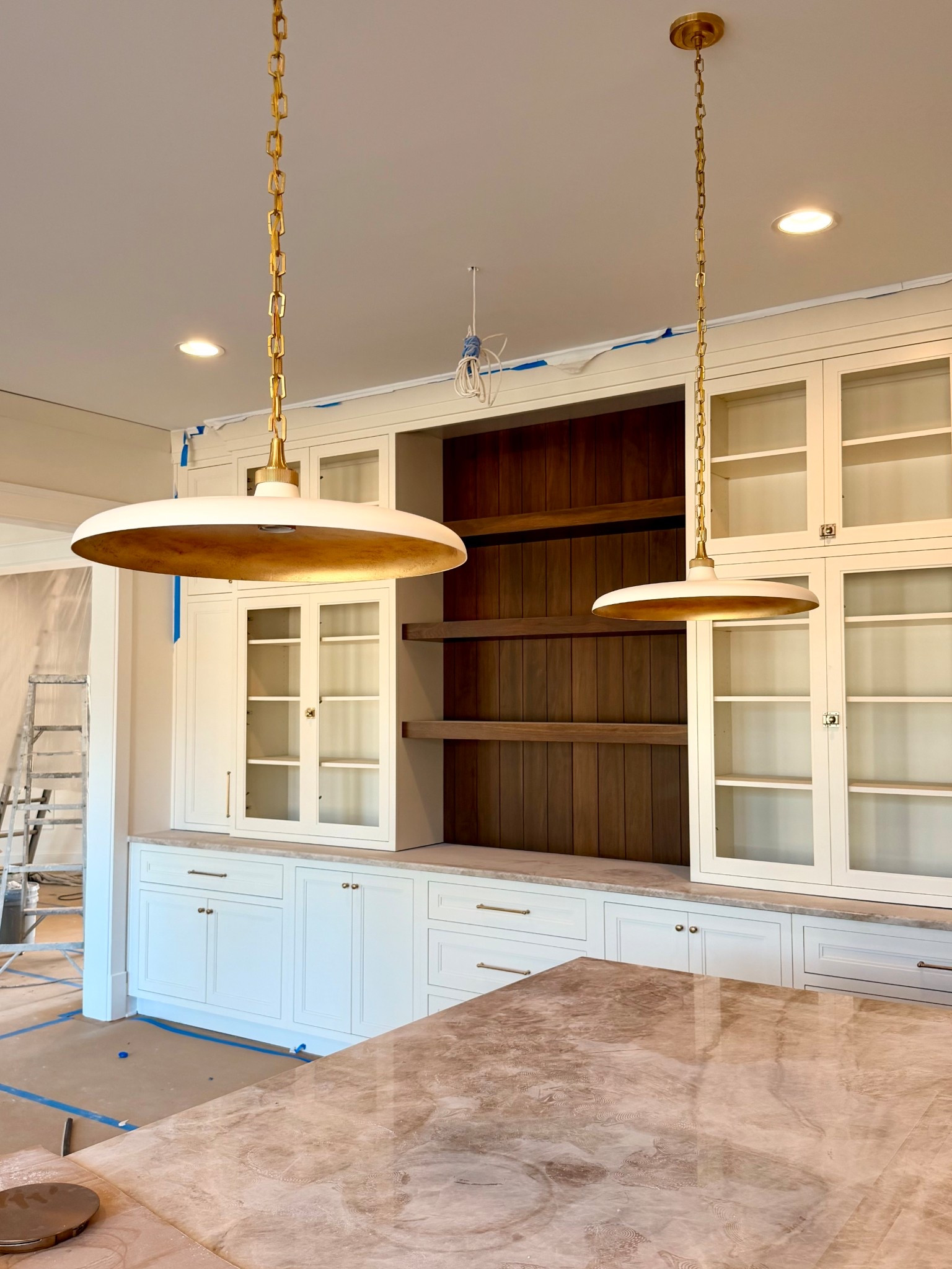 Our kitchen pendants! 