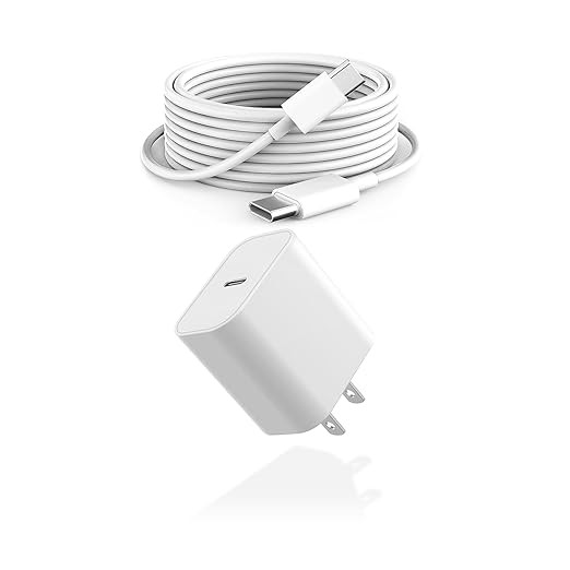 10ft Cable for Apple iPhone 16 15 Pro Max Charger Fast Charging iPad AirPods 4 (USB-C), 20w Type ... | Amazon (US)