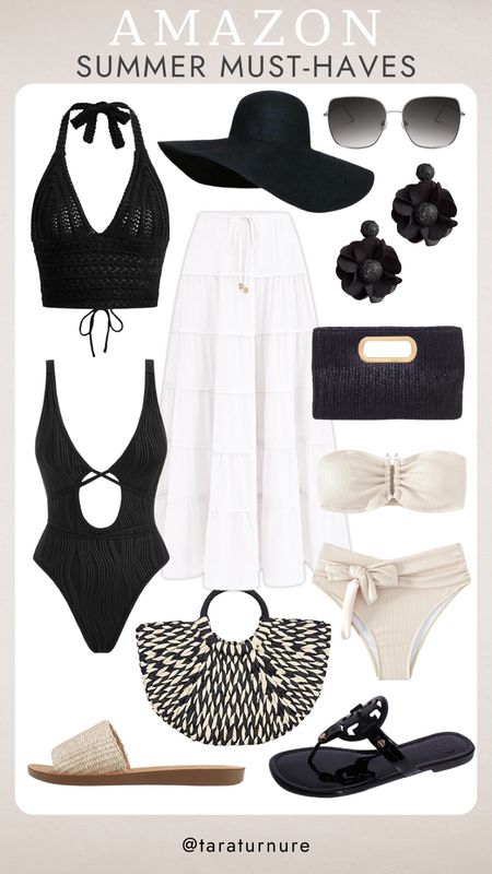 Black and white summer fashion finds from Amazon!  Classic, chic, and perfect for any occasion. #SummerStyle #AmazonFashion #BlackAndWhite #ChicAndSimple #OOTD #FashionInspo



#LTKSwim #LTKStyleTip #LTKItBag