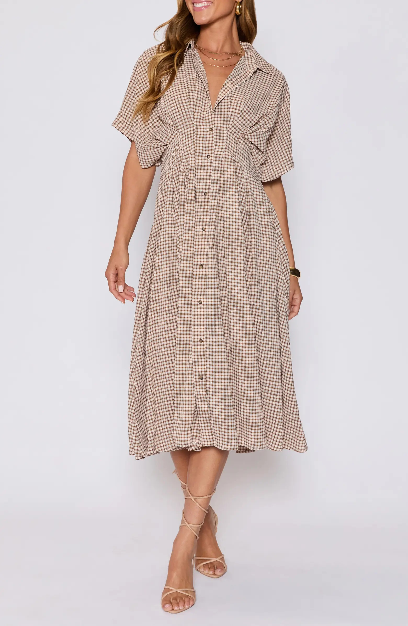 Jessica Gingham Shirtdress | Nordstrom